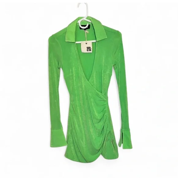 SER.O.YA Mint Green Mini Dress - Picture 2 of 12